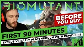 BIOMUTANT 90 Minute Full Gameplay Walkthrough with PewDiePie PC (Also available on PS4, Xbox One)