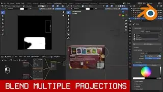 Blending Multiple Projections | Intro to Projection Mapping in Blender