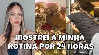 Vlog │MOSTREI 24 HORAS DO MEU DIA