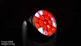 LED Bee eye Zoom 19*40w moving head