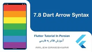 7.8 Xylophone | Dart Arrow Syntax | سینتکس ارو در دارت