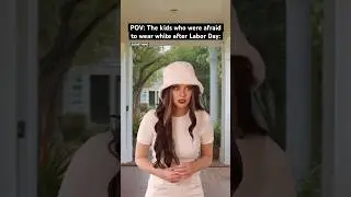 POV: The kids who were afraid to wear white after Labor Day. #90skid #nostalgia #millennial