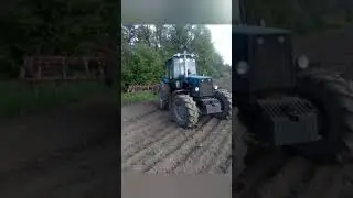 Культивация и посевная на Беларус 1221