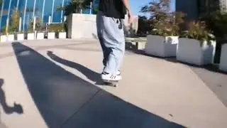 Ed Riley sk8ing millennium library 2021
