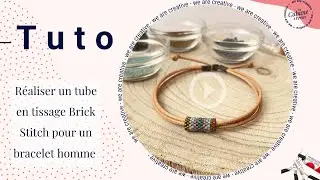 Tuto : Créer un tube en tissage Brick Stitch
