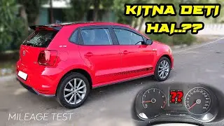 VW POLO GT TSI 1.2 DSG MILEAGE TEST ON HIGHWAY | Shocking Result | Uditverse