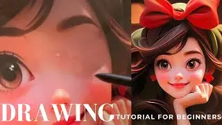 How To Draw An Eye Easy Step By Step For Beginners || Digital Art ||