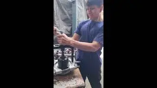 extracion delas tapas de rotor en forma tecnica con extractores especiales