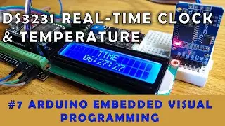 FLProg7: Real Time Clock and Temperature | ESP32 NodeMCU | Arduino Visual Embedded Programming