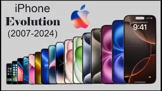 Evolution of iPhone | From 2007 To 2024 | History of iPhone | iPhone Evolution | Animated Slideshow.