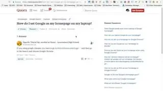 how do i set google as my homepage on my laptop