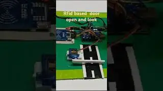 Rfid based door lock and open #viralvideo #shorts #arduino #scinceproject #experiment