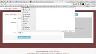 Editing an Event Category
