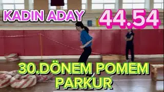 30.DÖNEM POMEM PARKUR KADIN ADAY 44 Saniye #pomem #pomemparkur #sıçramatahtası #sondakika #asker