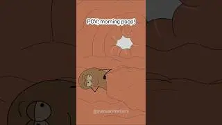 POV; morning poop! 🤣 (best animation memes) 