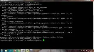 run command on remote client