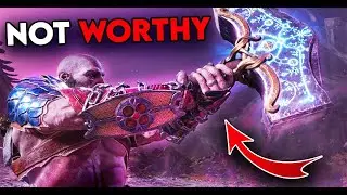Why Kratos Can't Lift Thor's Hammer ! in God Of War RAGNAROK  | UNWORTHY KRATOS?