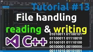 C++ Tutorial 13 - File handling, reading and writing to files