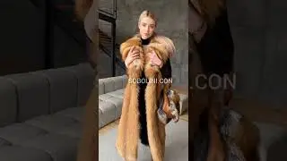 Шикарный длинный жилет пошит из дорогих аукционных шкур лисы Gold Fox 🦊