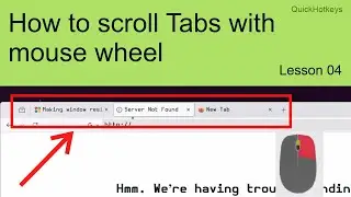 Super useful trick how to Scroll Tabs easily with Mouse Wheel | Windows Themes & Tutorials