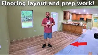 LVP vinyl plank or laminate floor prep and layout! Where to begin?? Part #1 