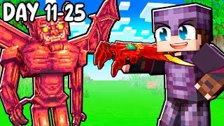 Days 11 - 25 as THE LAST DRAGON TRAINER in Minecraft