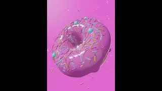Finished Blender Guru 3.0 Donut Tutorial Rendered in Eevee