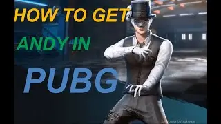 HOW TO BUY ANDY IN PUBG MOBILE/BGMI