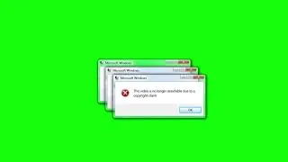 Windows Error Green Screen (HD)
