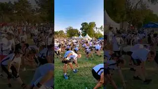 Zagrevanje pred početak trke, Beogradski maraton 10k! #shorts #running #wormup #athlete #belgrade