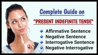 PRESENT INDEFINITE TENSE | Present Tense | Use of 'Do & Does' in English grammar