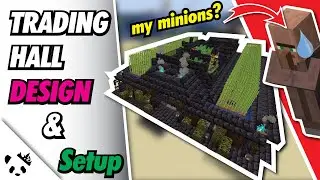 Minecraft | Trading Hall Design [Unlimited Emeralds/Paper/Gold Carrots]