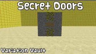 Minecraft Bukkit Plugin - Secret Doors - Hide doors behind blocks!