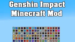 Genshin Impact Minecraft Mod - ALL ENEMIES MOBS - !!! 😱