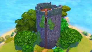 Old Portorosso Tower | Luca | The Disney Save #107 | Sims 4 Save File Speed Build