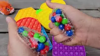 Fun Spiky Balls and  Fidget Toys Popit ASMR Plus 4K