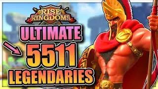 Best 5511 Legendary Commanders in Rise of Kingdoms [Only 200 sculptures -- great for F2P]