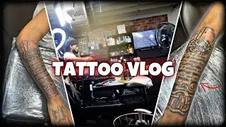 GETTING MY FIRST TATTOO AND THIS HAPPENED😱....(AMOST PASSED OUT)| TATTOO VLOG