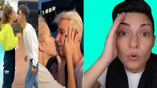 TANIMADIĞIN İNSANLARI ÖPME AKIMI ! ( TİKTOK VİDEOLARI )