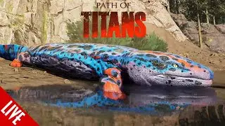 The GIANT Salamander Takes On Dinosaurs in Path of Titans