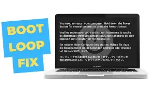Mac Boot Loop Fix and Data Backup (USB Boot Disk Method)