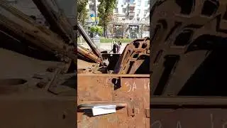 Российская военная техника на Хрещатике в Киеве 24.08.2022