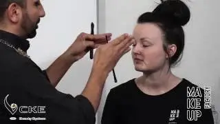 How to work on the face of a model.