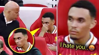Trent Alexander-Arnold was ANGRY with Arne Slot after being SUBBED OFF 😳