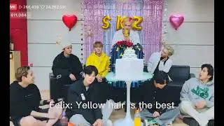 Han Jisung imitating IU's iconic fan