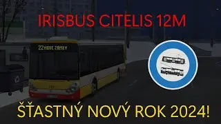 Poslední video v roce 2023 | Simt Simulator | Linka 22 - Nové Zámky | Irisbus Citelis 12M