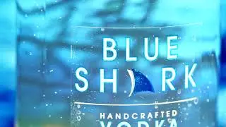 Wyland Edition Blue Shark Vodka Bottle