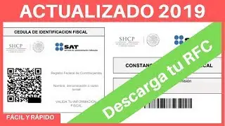 Como IMPRIMIR CONSTANCIA de SITUACIÓN FISCAL 2019 ✅ (MUY FÁCIL)
