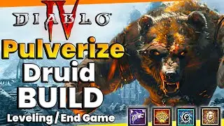 Diablo 4: Unleash The Power Of The Pulverize Druid Build Guide Season 4
