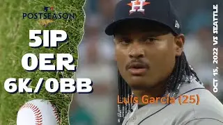 [ALDS] Luis García | Oct 1, 2022 | MLB highlights